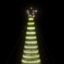 Weihnachtsbaum-Lichtkegel 1544 kaltweiße LEDs 500 cm von , Weihnachtsbeleuchtung - Ref: Foro24-358073, Preis: 155,86 €, Rabat...