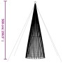 Christmas tree light cone 1544 cold white LEDs 500 cm by , Christmas lights - Ref: Foro24-358073, Price: 155,86 €, Discount: %