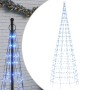 Árbol de Navidad en asta de bandera 550 LED azul 300 cm de , Luces de Navidad - Ref: Foro24-358115, Precio: 50,51 €, Descuent...