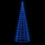 Árbol de Navidad en asta de bandera 550 LED azul 300 cm de , Luces de Navidad - Ref: Foro24-358115, Precio: 50,51 €, Descuent...