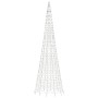 Christmas tree on flagpole 1534 cold white LEDs 500 cm by , Christmas lights - Ref: Foro24-358117, Price: 100,38 €, Discount: %