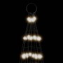 Christmas tree on flagpole 1534 cold white LEDs 500 cm by , Christmas lights - Ref: Foro24-358117, Price: 100,38 €, Discount: %