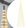 Christmas tree on flagpole 3000 warm white LEDs 800 cm by , Christmas lights - Ref: Foro24-358120, Price: 162,27 €, Discount: %