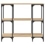 Mesa consola madera de ingeniería roble Sonoma 102x35x90 cm de , Mesas auxiliares - Ref: Foro24-834146, Precio: 67,99 €, Desc...