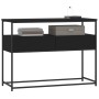 Mesa consola madera de ingeniería negra 100x40x75 cm de , Mesas auxiliares - Ref: Foro24-834150, Precio: 75,82 €, Descuento: %