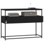 Mesa consola madera de ingeniería negra 100x40x75 cm de , Mesas auxiliares - Ref: Foro24-834150, Precio: 75,82 €, Descuento: %