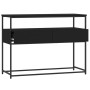 Mesa consola madera de ingeniería negra 100x40x75 cm de , Mesas auxiliares - Ref: Foro24-834150, Precio: 75,82 €, Descuento: %