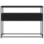 Mesa consola madera de ingeniería negra 100x40x75 cm de , Mesas auxiliares - Ref: Foro24-834150, Precio: 75,82 €, Descuento: %