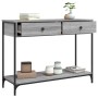 Mesa consola madera de ingeniería gris Sonoma 100x34,5x75 cm de , Mesas auxiliares - Ref: Foro24-834173, Precio: 85,85 €, Des...