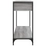 Mesa consola madera de ingeniería gris Sonoma 100x34,5x75 cm de , Mesas auxiliares - Ref: Foro24-834173, Precio: 85,85 €, Des...