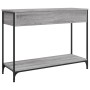 Mesa consola madera de ingeniería gris Sonoma 100x34,5x75 cm de , Mesas auxiliares - Ref: Foro24-834173, Precio: 85,85 €, Des...