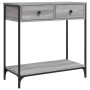 Mesa consola madera de ingeniería gris Sonoma 75x34,5x75 cm de , Mesas auxiliares - Ref: Foro24-834178, Precio: 81,66 €, Desc...