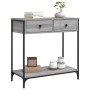 Mesa consola madera de ingeniería gris Sonoma 75x34,5x75 cm de , Mesas auxiliares - Ref: Foro24-834178, Precio: 81,66 €, Desc...