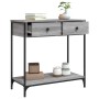 Mesa consola madera de ingeniería gris Sonoma 75x34,5x75 cm de , Mesas auxiliares - Ref: Foro24-834178, Precio: 81,66 €, Desc...