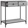 Mesa consola madera de ingeniería gris Sonoma 75x34,5x75 cm de , Mesas auxiliares - Ref: Foro24-834178, Precio: 81,66 €, Desc...