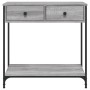 Mesa consola madera de ingeniería gris Sonoma 75x34,5x75 cm de , Mesas auxiliares - Ref: Foro24-834178, Precio: 81,66 €, Desc...