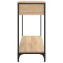 Mesa consola madera de ingeniería roble Sonoma 100x34,5x75 cm de , Mesas auxiliares - Ref: Foro24-834171, Precio: 83,53 €, De...