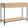 Mesa consola madera de ingeniería roble Sonoma 100x34,5x75 cm de , Mesas auxiliares - Ref: Foro24-834171, Precio: 83,53 €, De...