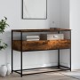 Mesa consola madera de ingeniería roble ahumado 100x40x75 cm de , Mesas auxiliares - Ref: Foro24-834152, Precio: 72,08 €, Des...