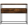 Mesa consola madera de ingeniería roble ahumado 100x40x75 cm de , Mesas auxiliares - Ref: Foro24-834152, Precio: 72,08 €, Des...