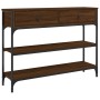 Oak brown engineered wood console table 100x25x75 cm by , Side tables - Ref: Foro24-834184, Price: 93,06 €, Discount: %