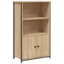 Aparador alto madera de ingeniería roble Sonoma 62x32x103,5 cm de , Aparadores - Ref: Foro24-834216, Precio: 75,90 €, Descuen...