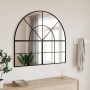 Black iron arch wall mirror 100x90 cm by , Mirrors - Ref: Foro24-3200611, Price: 150,21 €, Discount: %