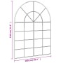 Espejo de pared arco de hierro negro 100x130 cm de , Espejos - Ref: Foro24-3200613, Precio: 201,30 €, Descuento: %