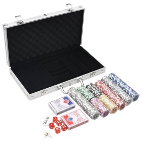 Juego de fichas de póker 300 piezas 11,5 g de , Estuches y fichas de póquer - Ref: Foro24-80417, Precio: 44,82 €, Descuento: %