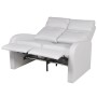 Sillón de 2 plazas con LED cuero sintético blanco de vidaXL, Sofás - Ref: Foro24-243596, Precio: 481,99 €, Descuento: %