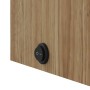 Bathroom cabinet with mirror and LED light oak 45x13x52 cm by , bathroom vanities - Ref: Foro24-357968, Price: 90,96 €, Disco...