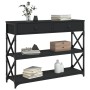 Mesa consola madera de ingeniería negra 100x28x75 cm de , Mesas auxiliares - Ref: Foro24-834190, Precio: 88,62 €, Descuento: %