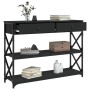 Mesa consola madera de ingeniería negra 100x28x75 cm de , Mesas auxiliares - Ref: Foro24-834190, Precio: 88,62 €, Descuento: %