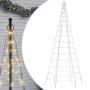 Christmas tree on flagpole 200 warm white LEDs 180cm by , Christmas lights - Ref: Foro24-358108, Price: 27,21 €, Discount: %