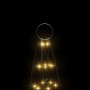 Christmas tree on flagpole 200 warm white LEDs 180cm by , Christmas lights - Ref: Foro24-358108, Price: 27,21 €, Discount: %