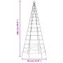 Christmas tree on flagpole 200 warm white LEDs 180cm by , Christmas lights - Ref: Foro24-358108, Price: 27,21 €, Discount: %