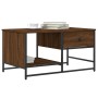 Brown oak engineered wood coffee table 85.5x51x45 cm by , Coffee table - Ref: Foro24-835343, Price: 40,28 €, Discount: %