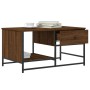 Brown oak engineered wood coffee table 85.5x51x45 cm by , Coffee table - Ref: Foro24-835343, Price: 40,28 €, Discount: %