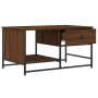 Mesa de centro madera de ingeniería roble marrón 85,5x51x45 cm de , Mesas de centro - Ref: Foro24-835343, Precio: 39,45 €, De...