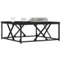 Mesa de centro madera contrachapada negro 70x70x30 cm de , Mesas de centro - Ref: Foro24-835369, Precio: 53,25 €, Descuento: %