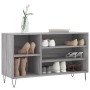 Shoe cabinet made of gray Sonoma plywood wood 102x36x60 cm by , Shoe racks and shoe organizers - Ref: Foro24-831418, Price: 4...