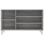 Shoe cabinet made of gray Sonoma plywood wood 102x36x60 cm by , Shoe racks and shoe organizers - Ref: Foro24-831418, Price: 4...