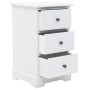 MDF and pine wood nightstand 35x32x59 cm by vidaXL, Nightstands - Ref: Foro24-245756, Price: 99,90 €, Discount: %