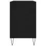Shoe cabinet made of black plywood wood 102x36x60 cm by , Shoe racks and shoe organizers - Ref: Foro24-831413, Price: 47,88 €...