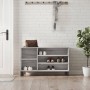 Shoe cabinet made of gray Sonoma plywood wood 102x36x60 cm by , Shoe racks and shoe organizers - Ref: Foro24-831426, Price: 5...