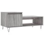 Gray Sonoma plywood coffee table 100x50x45 cm by , Coffee table - Ref: Foro24-830834, Price: 45,97 €, Discount: %