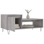 Gray Sonoma plywood coffee table 100x50x45 cm by , Coffee table - Ref: Foro24-830834, Price: 45,97 €, Discount: %