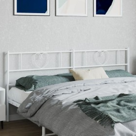 Cabecero de metal blanco 193 cm de , Cabeceros y pies de cama - Ref: Foro24-355549, Precio: 36,99 €, Descuento: %