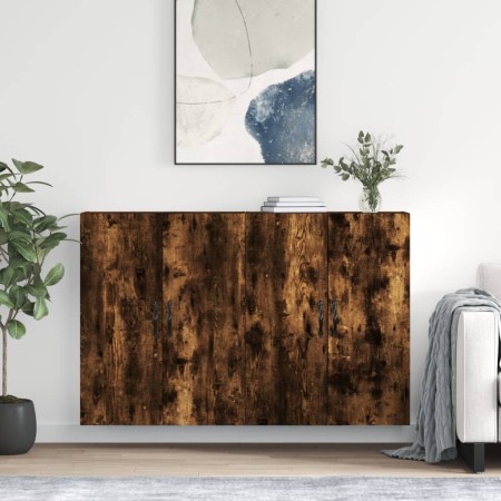 Wandschränke 2 Stk. Holzwerkstoff Eiche geräuchert von , Sideboards - Ref: Foro24-3197894, Preis: 158,57 €, Rabatt: %