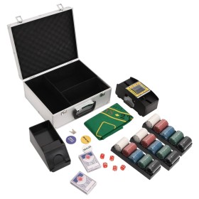 Poker-Set 300 Stück 4 g von , Pokerkoffer und Chips - Ref: Foro24-80410, Preis: 50,61 €, Rabatt: %